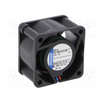 412 J; Fan: DC; axial; 40x40x25mm; 19m3/h; 39dBA; ball bearing; 10300rpm; EBM-PAPST 412 J; Fan: DC; axial; 40x40x25mm; 19m3/h; 39dBA; ball bearing; 10300rpm; EBM-PAPST