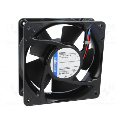 4182NGX; Fan: DC; axial; 119x119x38mm; 160m3/h; 44dBA; slide bearing; EBM-PAPST