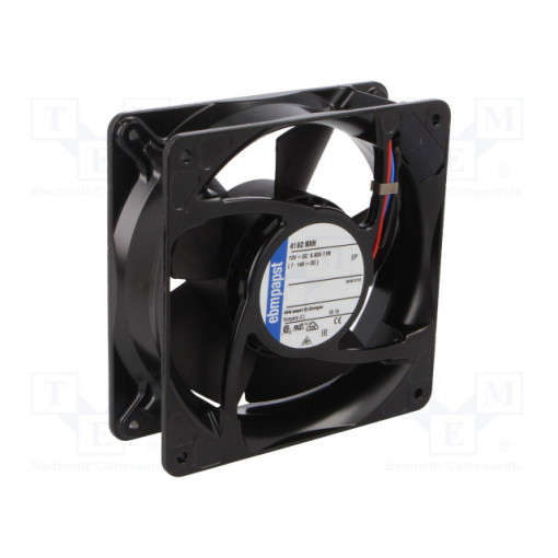 4182NXH; Fan: DC; axial; 119x119x38mm; 237m3/h; 57dBA; ball bearing; 4400rpm; EBM-PAPST