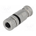 SAL-12S-RKC5-S/075; Plug; M12; PIN: 5; female; A code-DeviceNet / CANopen; for cable; CONEC