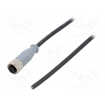 SAL-12-RK4-2/K1; Plug; M12; PIN: 4; female; A code-DeviceNet / CANopen; 2m; straight; CONEC