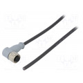 SAL-12-RKW4-2/K1; Plug; M12; PIN: 4; female; A code-DeviceNet / CANopen; 2m; cables; CONEC