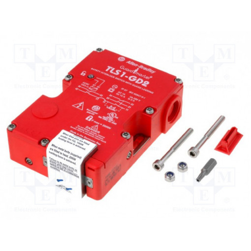 440G-T27124; Safety switch: bolting; Series: TLS1-GD2; Contacts: NC x2; IP67; GUARD MASTER 440G-T27124; Safety switch: bolting; Series: TLS1-GD2; Contacts: NC x2; IP67; GUARD MASTER