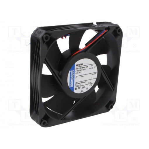 4414FNH; Fan: DC; axial; 119x119x25mm; 225m3/h; 55dBA; ball bearing; 5400rpm; EBM-PAPST