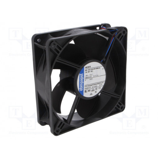 4418H; Fan: DC; axial; 119x119x38mm; 240m3/h; 50dBA; ball bearing; 4300rpm; EBM-PAPST