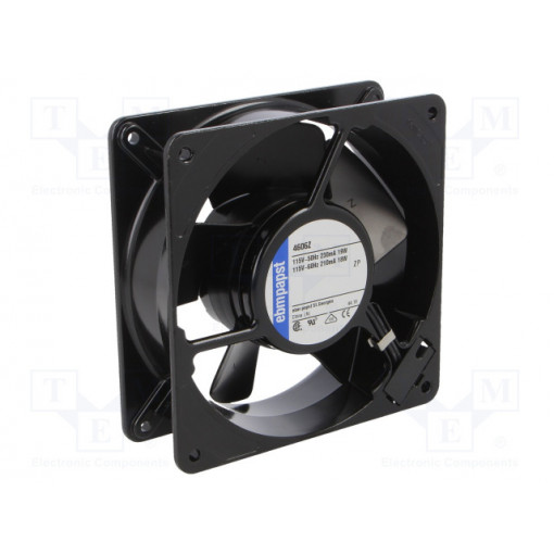 4606Z; Fan: AC; axial; 115VAC; 119x119x38mm; 180m3/h; 45dBA; ball bearing; EBM-PAPST