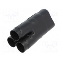 462A034-25-0; Cable breakout; glueless; black; elastomer; -75÷150°C; TE Connectivity