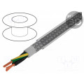 470315CY CL321; Wire; Pro-Met; 3G1,5mm2; tinned copper braid; PVC; transparent; ALPHA WIRE