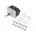 4NT1-12; Switch: toggle; Pos: 3; 4PDT; ON-ON-ON; 10A/230VAC; Leads: screw; HONEYWELL 4NT1-12; Switch: toggle; Pos: 3; 4PDT; ON-ON-ON; 10A/230VAC; Leads: screw; HONEYWELL