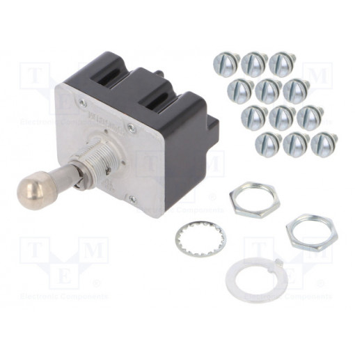 4TL1-3D; Switch: toggle; Pos: 2; 4PDT; ON-ON; 6A/230VAC; 20A/28VDC; -65÷71°C; HONEYWELL