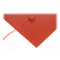 504111901; Heating mat; silicone; 370x370mm; 230V; 400W; -30÷180°C; 2W/cm2; SEDES GROUP