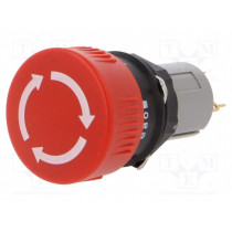 51-252.026; Switch: emergency stop; Stabl.pos: 2; NC x2; 16mm; red; none; IP65; EAO 51-252.026; Switch: emergency stop; Stabl.pos: 2; NC x2; 16mm; red; none; IP65; EAO