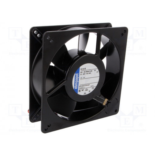 5114N; Fan: DC; axial; 135x135x38mm; 260m3/h; 48dBA; ball bearing; 2900rpm; EBM-PAPST