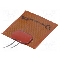 541206400; Heating mat; polyamide; 50x50mm; 28V; 20W; -20÷250°C; 2.5W/cm2; SEDES GROUP