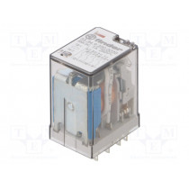 55.34.9.220.0020; Relay: electromagnetic; 4PDT; Ucoil: 220VDC; Icontacts max: 7A; FINDER