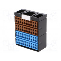 56109; Splice terminal: distribution block; ways: 2; terminals: 40; TS35; MURR ELEKTRONIK