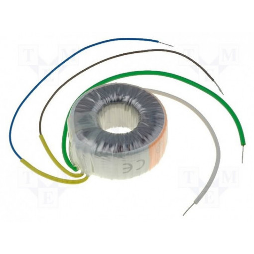 58-0012-018-S; Transformer: toroidal; 12VA; 230VAC; 18V; 0.667A; 0.26kg; Ø: 57mm; TALEMA
