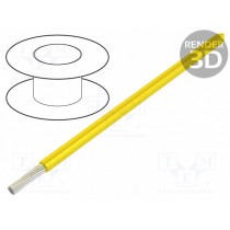 5856 YL001; Wire; HookUp Wire Teflon; stranded; Cu; 20AWG; yellow; PTFE; 600V; ALPHA WIRE