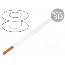 60.7085-29; Wire; FlexiVolt-1V,Flexivolt®; stranded; Cu; 0.5mm2; white; PVC; STÄUBLI
