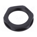 6000212CC; Nut; M25; polyamide; UL94V-2; black; -40÷125°C; Thread: metric; TECHNO