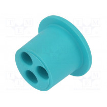 6000520GT; Connector accessories: cable gasket; TH381; 1.9÷2.5mm; IP68; TECHNO 6000520GT; Connector accessories: cable gasket; TH381; 1.9÷2.5mm; IP68; TECHNO