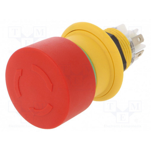 61-6441.4077; Switch: emergency stop; Stabl.pos: 2; NC + NO; 16mm; red; none; EAO 61-6441.4077; Switch: emergency stop; Stabl.pos: 2; NC + NO; 16mm; red; none; EAO