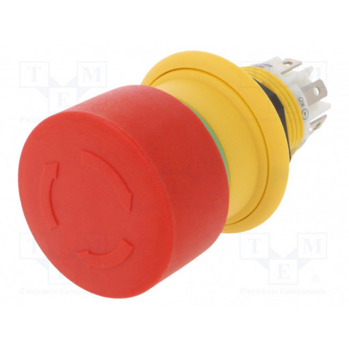 61-6441.4097; Switch: emergency stop; Stabl.pos: 2; NC + NO x2; 16mm; red; none; EAO 61-6441.4097; Switch: emergency stop; Stabl.pos: 2; NC + NO x2; 16mm; red; none; EAO
