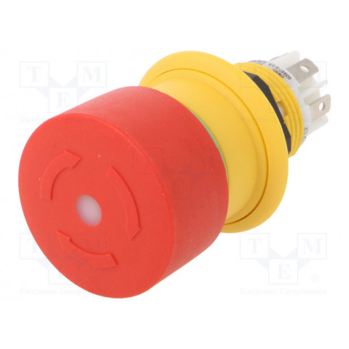 61-6451.4257; Switch: emergency stop; Stabl.pos: 2; NC x2; 16mm; red; LED; Pos: 2; EAO 61-6451.4257; Switch: emergency stop; Stabl.pos: 2; NC x2; 16mm; red; LED; Pos: 2; EAO