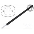 61.7532-21; Wire; Silivolt®-E SN; stranded; Cu; 1x0,5mm2; silicone; black; 300V; STÄUBLI 61.7532-21; Wire; Silivolt®-E SN; stranded; Cu; 1x0,5mm2; silicone; black; 300V; STÄUBLI