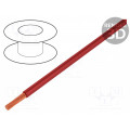 61.7550-22; Wire; Silivolt®-E; stranded; Cu; 1x0,15mm2; silicone; red; 150V; STÄUBLI 61.7550-22; Wire; Silivolt®-E; stranded; Cu; 1x0,15mm2; silicone; red; 150V; STÄUBLI