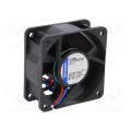 612NGHH; Fan: DC; axial; 60x60x25mm; 56m3/h; 43dBA; slide bearing; 6850rpm; EBM-PAPST