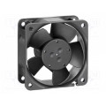 612NH; Fan: DC; axial; 12VDC; 60x60x25mm; 46.1m3/h; 38dBA; ball bearing; EBM-PAPST