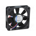 614F; Fan: DC; axial; 60x60x15mm; 29m3/h; 27dBA; slide bearing; 3900rpm; EBM-PAPST