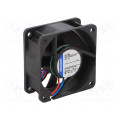 614NGN; Fan: DC; axial; 60x60x25mm; 42m3/h; 35dBA; slide bearing; Len: 0.31m; EBM-PAPST
