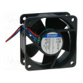 614NHH; Fan: DC; axial; 24VDC; 60x60x25mm; 56m3/h; 41dBA; ball bearing; EBM-PAPST