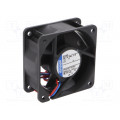 614 NHU; Fan: DC; axial; 60x60x25mm; 43m3/h; 37dBA; ball bearing; 5600rpm; EBM-PAPST