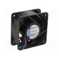 622H; Fan: DC; axial; 60x60x25mm; 46m3/h; 39dBA; ball bearing; 6850rpm; EBM-PAPST