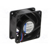 622H; Fan: DC; axial; 60x60x25mm; 46m3/h; 39dBA; ball bearing; 6850rpm; EBM-PAPST