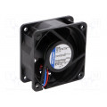 622HH; Fan: DC; axial; 60x60x25mm; 56m3/h; 43dBA; ball bearing; 8200rpm; EBM-PAPST 622HH; Fan: DC; axial; 60x60x25mm; 56m3/h; 43dBA; ball bearing; 8200rpm; EBM-PAPST