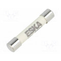 632408; Fuse: fuse; ultra rapid; 125mA; 1kVAC; ceramic,cylindrical; brass; ESKA