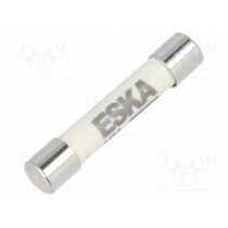 632408; Fuse: fuse; ultra rapid; 125mA; 1kVAC; ceramic,cylindrical; brass; ESKA