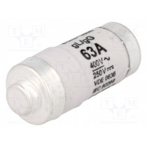 63NZ02; Fuse: fuse; 63A; 400VAC; 250VDC; ceramic,industrial; D02; BUSSMANN