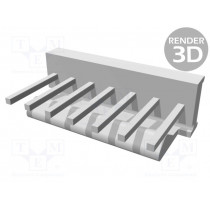640456-7; Socket; wire-board; male; PIN: 7; 2.54mm; THT; MTA-100; tinned; TE Connectivity