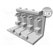 643067-4; Protection cover; MTA-156; 3.96mm; PIN: 4; end connector; TE Connectivity