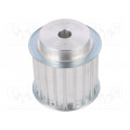 66 AT10   20-200ZA; Belt pulley; AT10; W: 50mm; whell width: 66mm; Ø: 61.8mm; aluminium; OPTIBELT