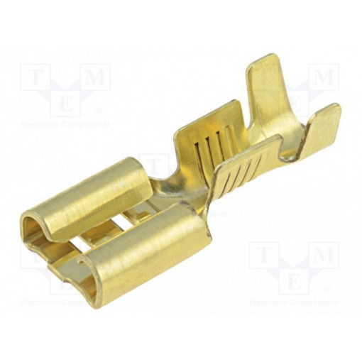 670.08.00.9; Terminal: flat; 6.3mm; 0.8mm; female; 1÷2.5mm2; crimped; for cable; IMP 670.08.00.9; Terminal: flat; 6.3mm; 0.8mm; female; 1÷2.5mm2; crimped; for cable; IMP