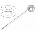 6717S WH001; Wire; EcoWire; solid; Cu; 14AWG; white; MPPE; 600V; 305m; ALPHA WIRE 6717S WH001; Wire; EcoWire; solid; Cu; 14AWG; white; MPPE; 600V; 305m; ALPHA WIRE