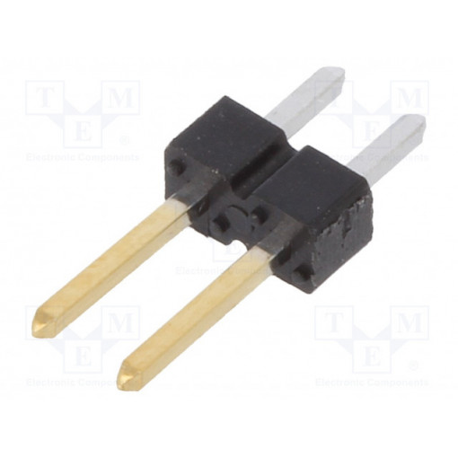 68001-202HLF; Pin header; pin strips; BERGSTIK II; male; PIN: 2; straight; 2.54mm; AMPHENOL