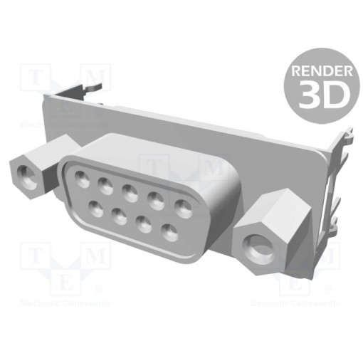 7-1393740-0; D-Sub; PIN: 9; socket; female; THT; Series: AMPLIMITE; TE Connectivity