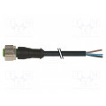 7000-12181-6330300; Connection lead; M12; PIN: 3; straight; 3m; plug; 250VAC; 4A; IP67; MURR ELEKTRONIK